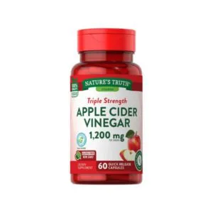 Vinagre de manazana capsulas x60 Nature`s Truth 1,200mg