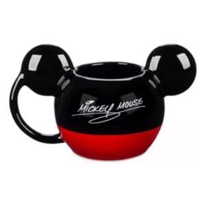 Taza Mickey Negra Disney