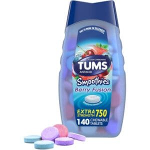 Tums Smothies Berry Fusion x 140 Tabletas